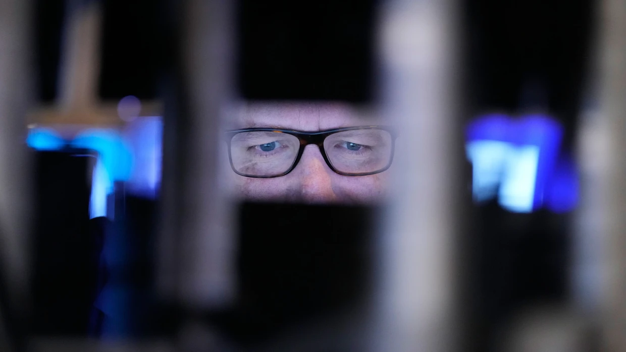 Close-up of the New York Stock Exchange