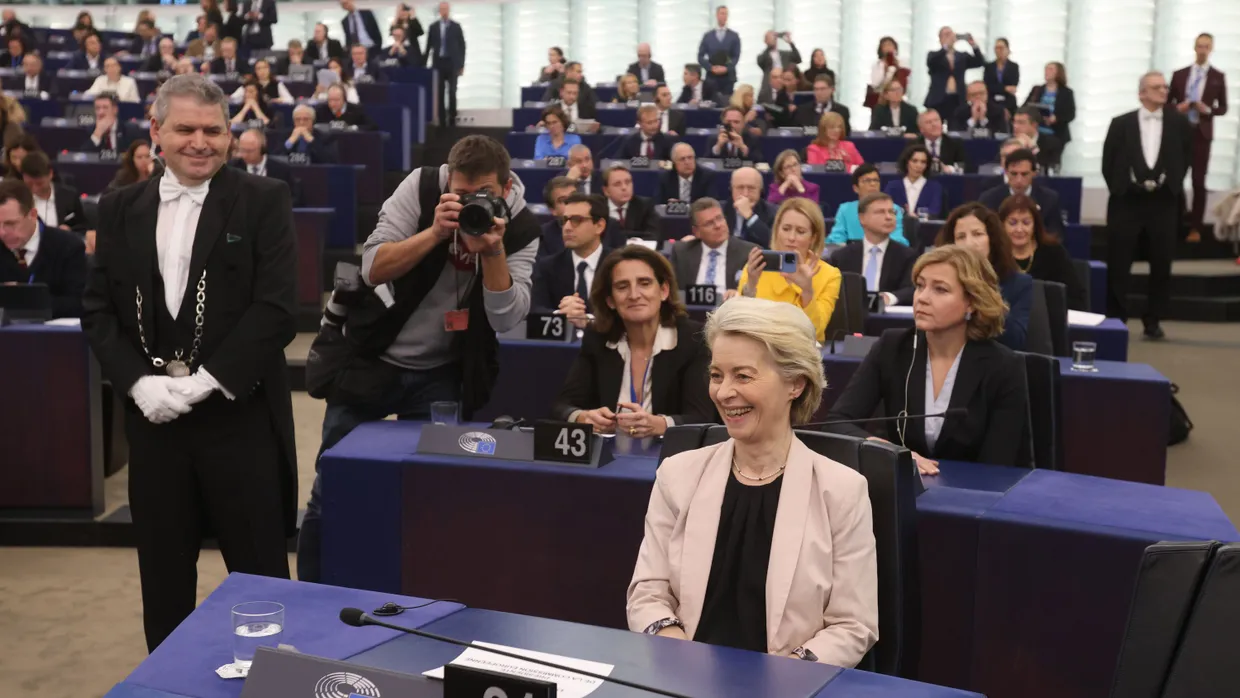 Grund zur Freude: Kommissionspräsidentin Ursula von der Leyen (CDU)