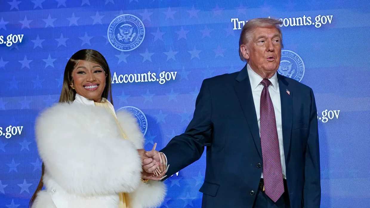 Verstehen sich gut: Nicki Minaj und US-Präsident Donald Trump
