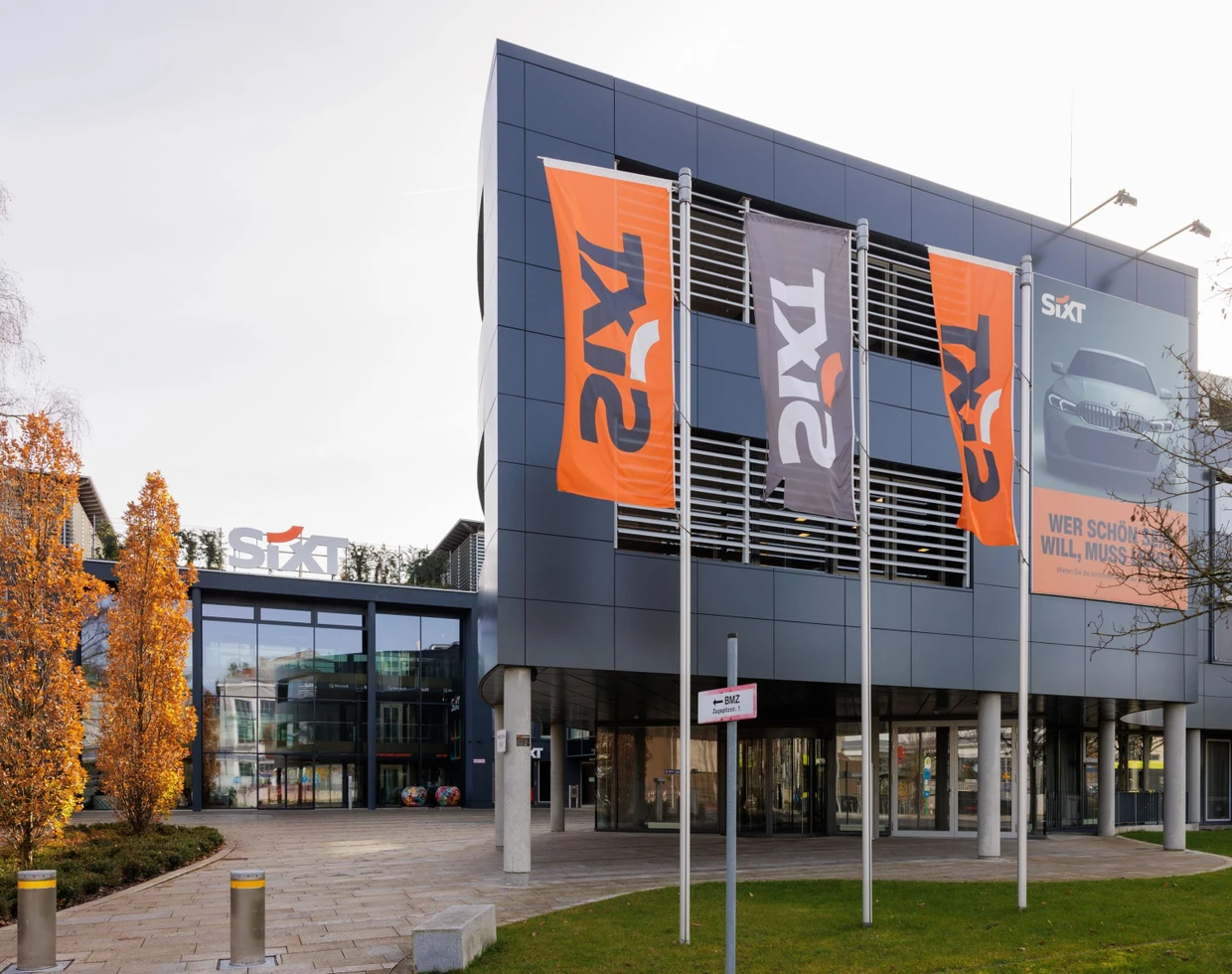 Die Sixt-Zentrale.