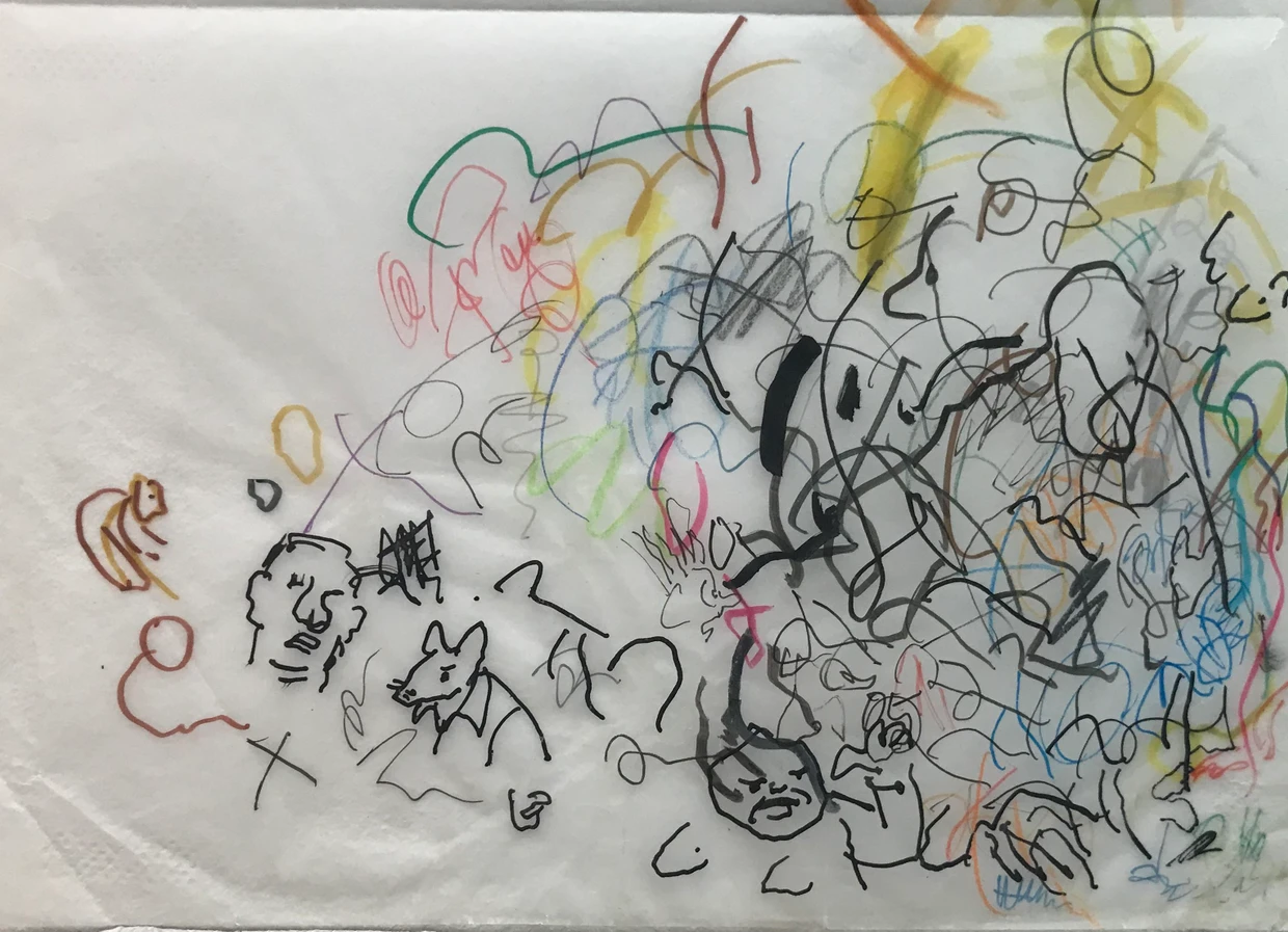 Produktives Chaos: eine der Skizzen von Art Spiegelman