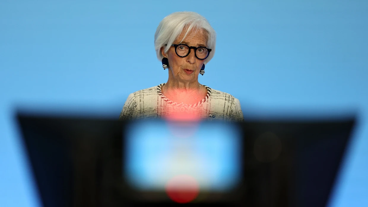 Noch führt sie die Europäische Zentralbank: Christine Lagarde auf einer Pressekonferenz in Frankfurt