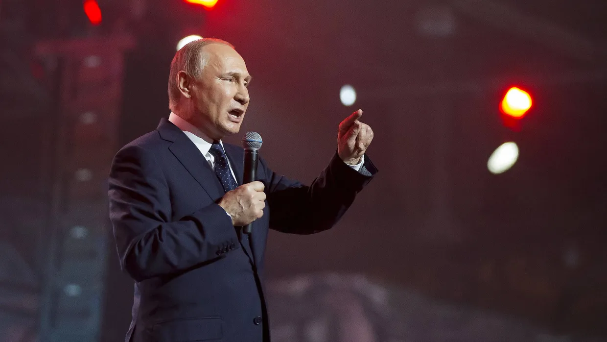 Putin bei einem Auftritt in Moskau am Donnerstag