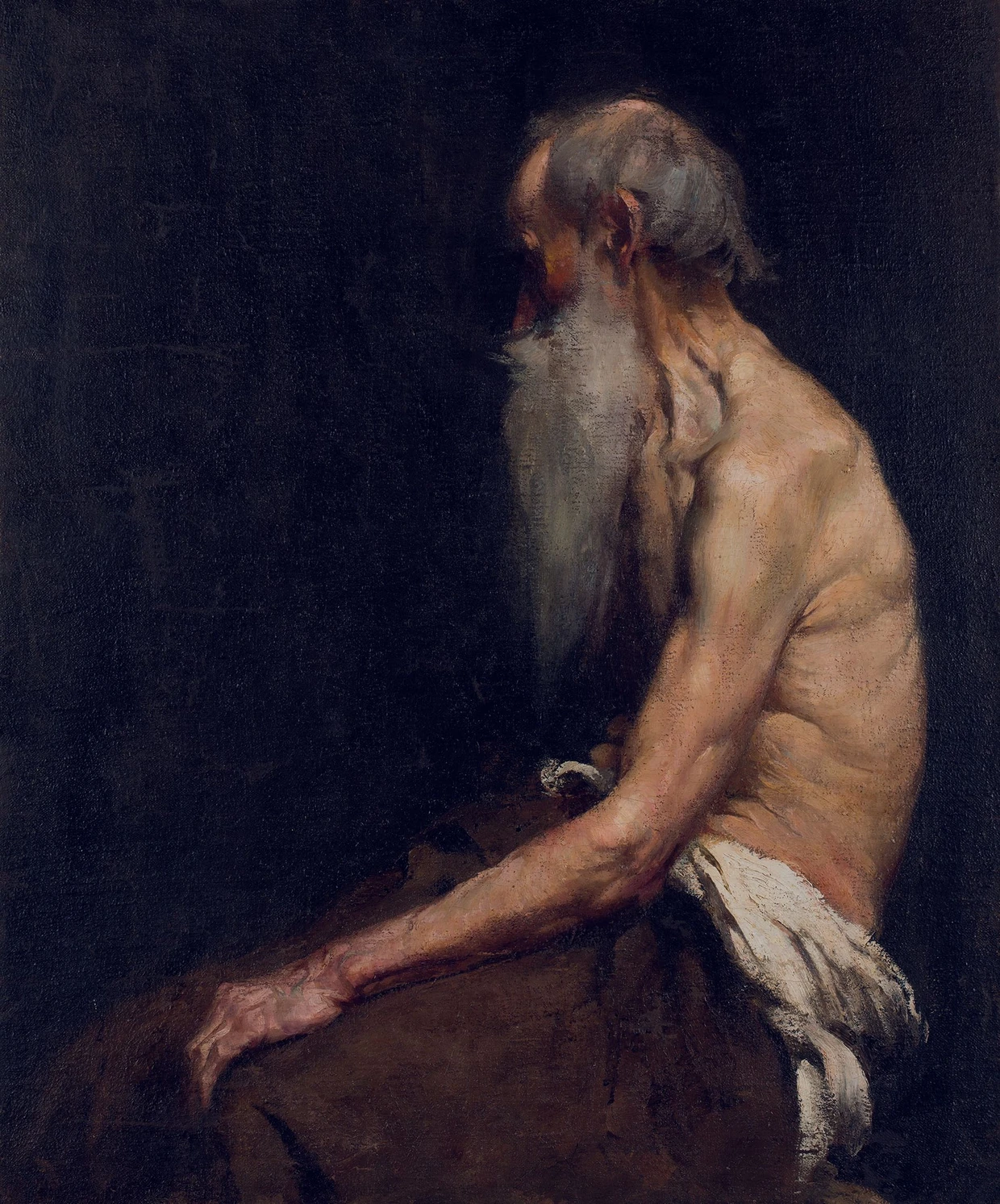  Anton Ažbes „Alter Mann“ (1905)