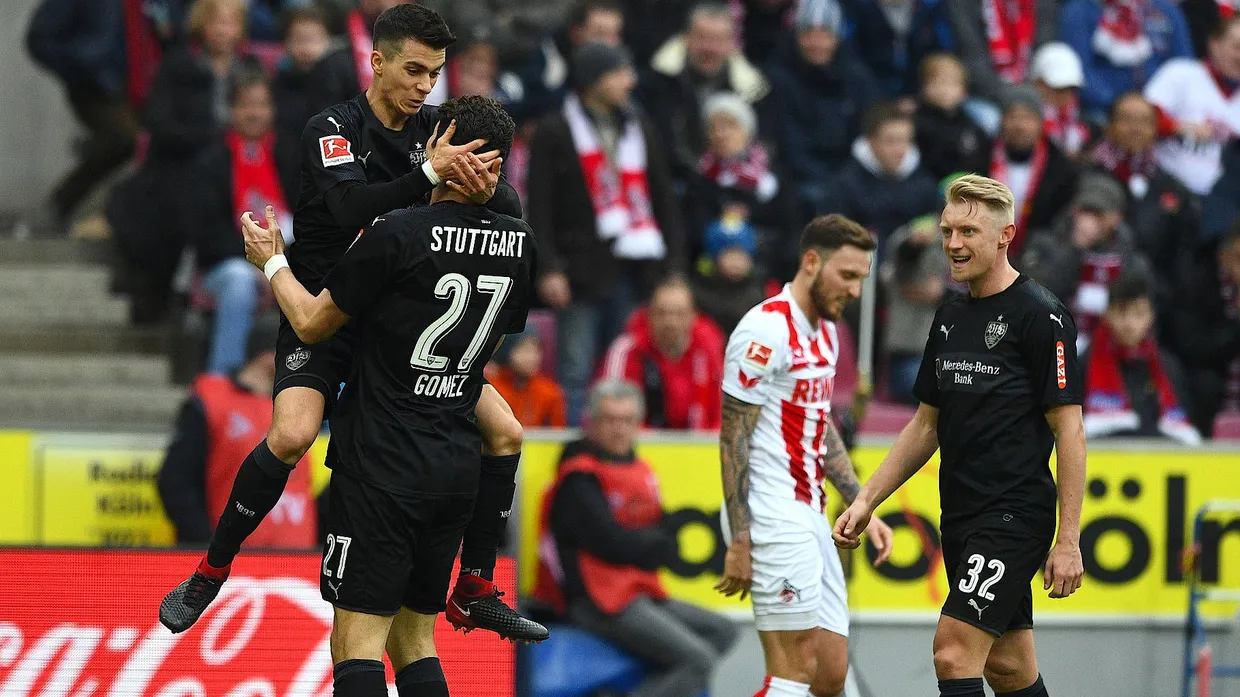 Die Freude der einen ist das Leid der anderen: Stuttgart besiegt Köln mit 3:2.