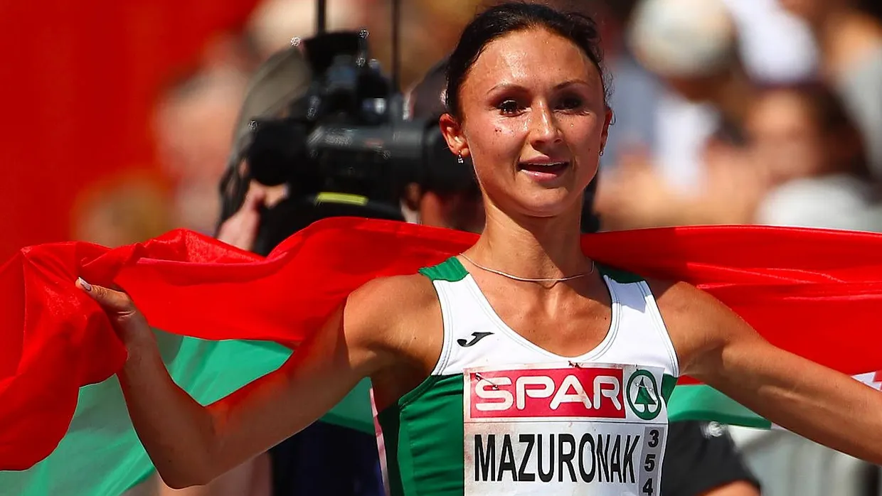 Wolha Masuronak holte sich trotz Nasenbluten den EM-Titel.