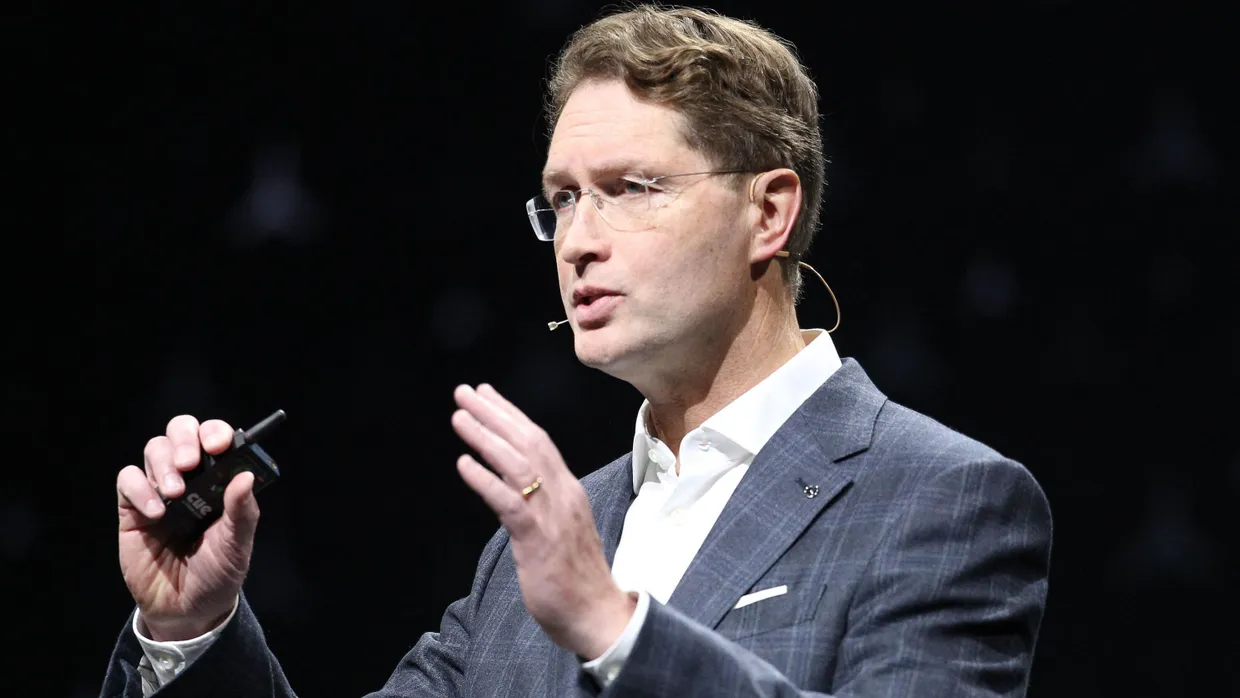 Ola Källenius, CEO of German car maker Mercedes-Benz addresses the media during the company’s annual financial statement, at its headquarters in Stuttgart, on February 17, 2023