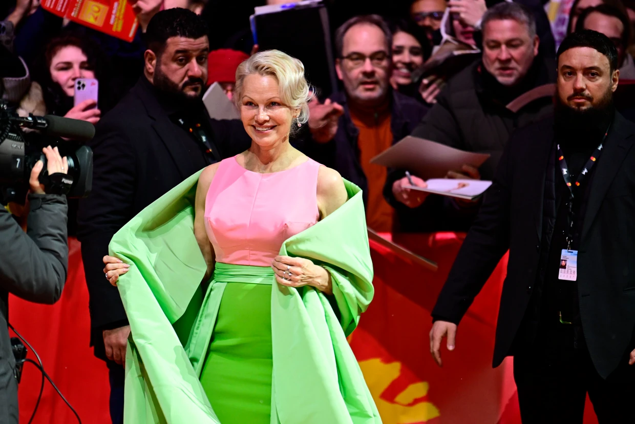 Pamela Anderson war ebenfalls in Berlin.