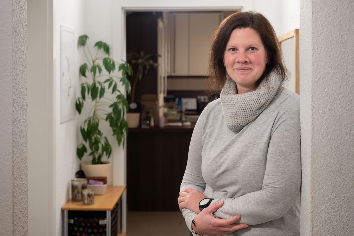 Constance Schuch, 38, ist Erzieherin in einer Asylunterkunft in Lautzenhausen.