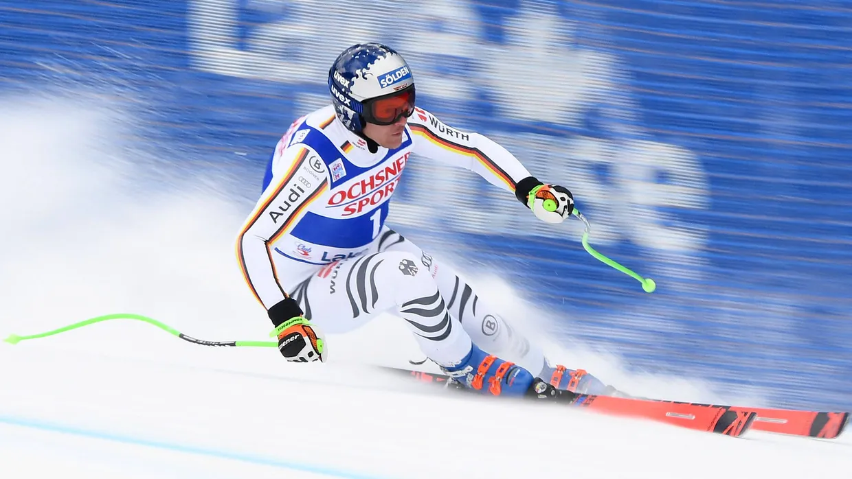 Also noch alles gut war: Thomas Dreßen beim Training in Lake Louise im November.