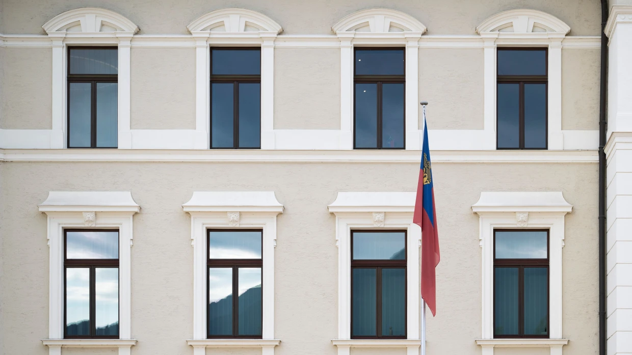 Im Regierungsgebäude von Liechtenstein ist ein Krisenstab eingerichtet.