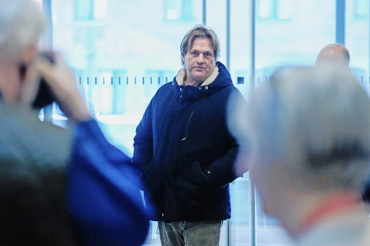 Morten Borg am Rande der Verhandlung gegen seinen Sohn