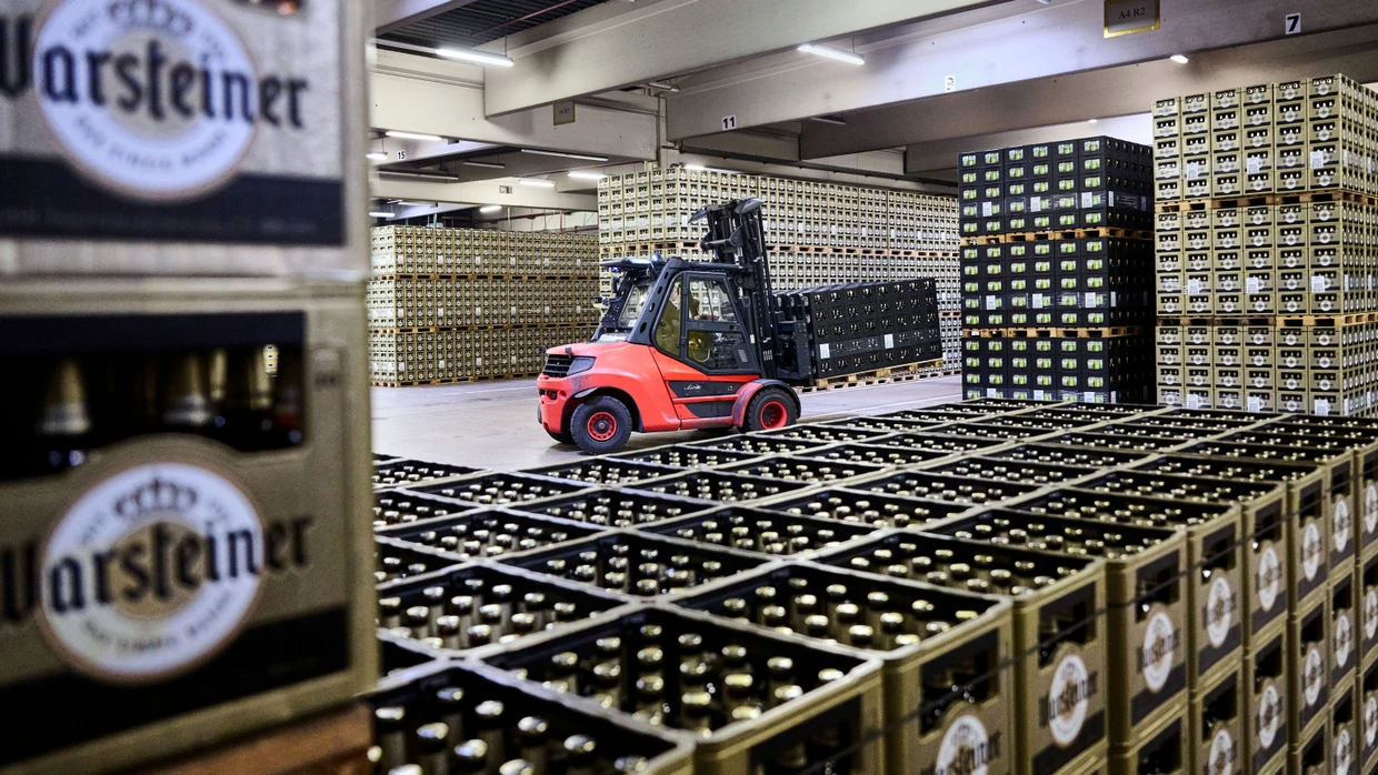 In der Warsteiner Brauerei in Warstein