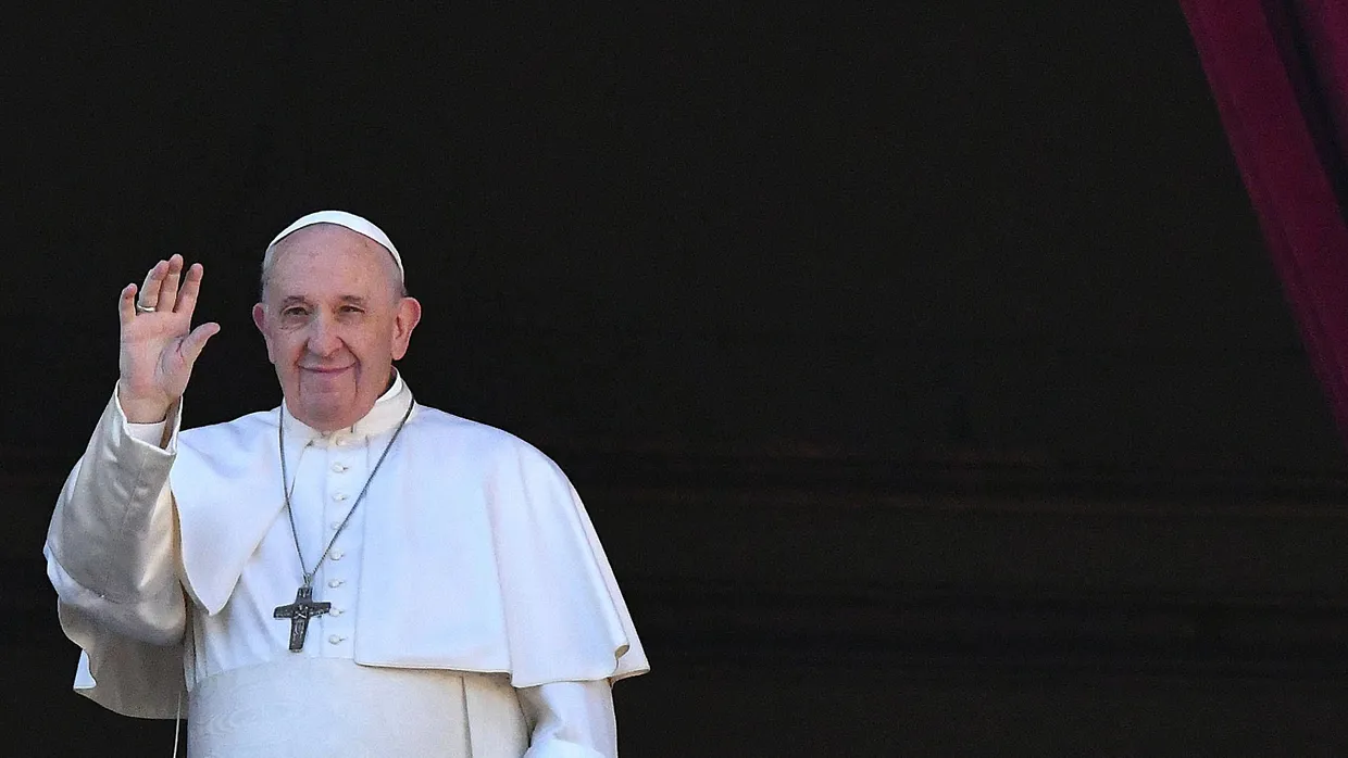 Urbit et orbi: Der Papst spendet am Weihnachtstag den Segen.