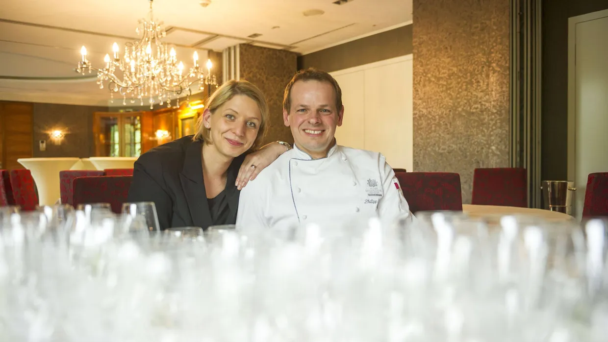 „Das hat gepasst“: Tanja und Philipp Wolter vom „Landhaus Spatzenhof“ in Wermelskirchen.