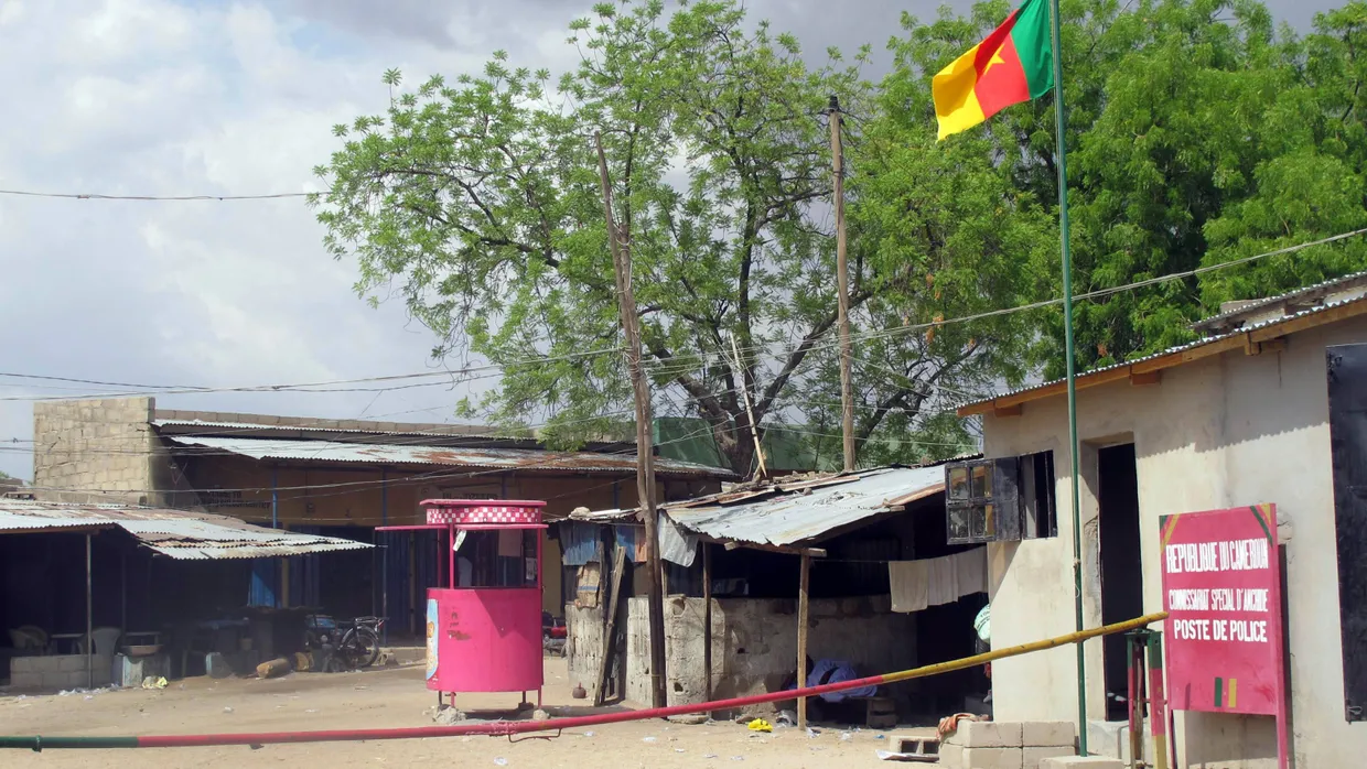 Die Grenze zwischen Nigeria und Kamerun in dem Gebiet, in dem der Priester entführt wurde.