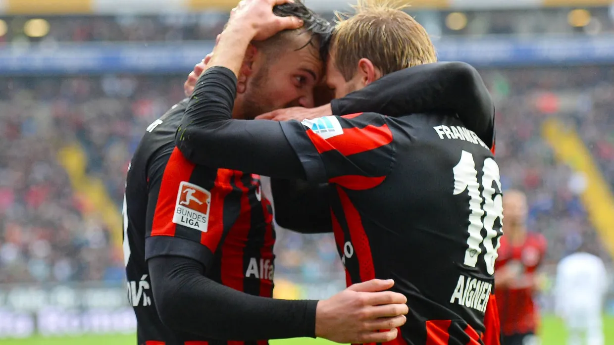 Gemeinsam waren sie stark – und wollen es wieder sein: die Eintracht-Angreifer Seferovic (links) und Aigner