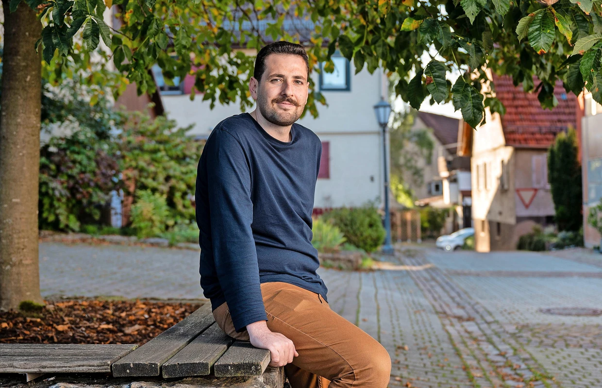 Endgültig angekommen: Ostelsheims Bürgermeister Alshebl