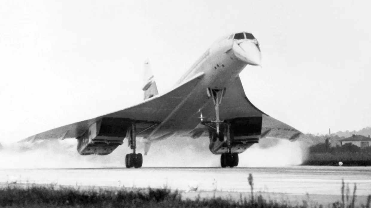 Die Concorde 001 landet 1969 in Toulouse.