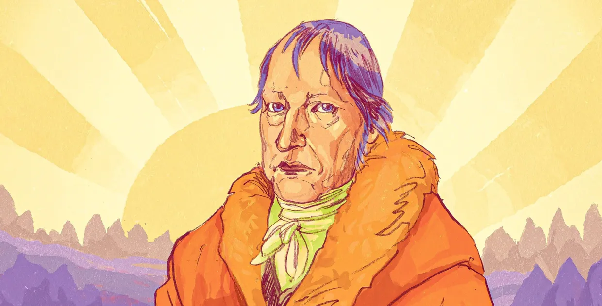 Optimist und Idealist: Der Philosoph Georg Wilhelm Friedrich Hegel.