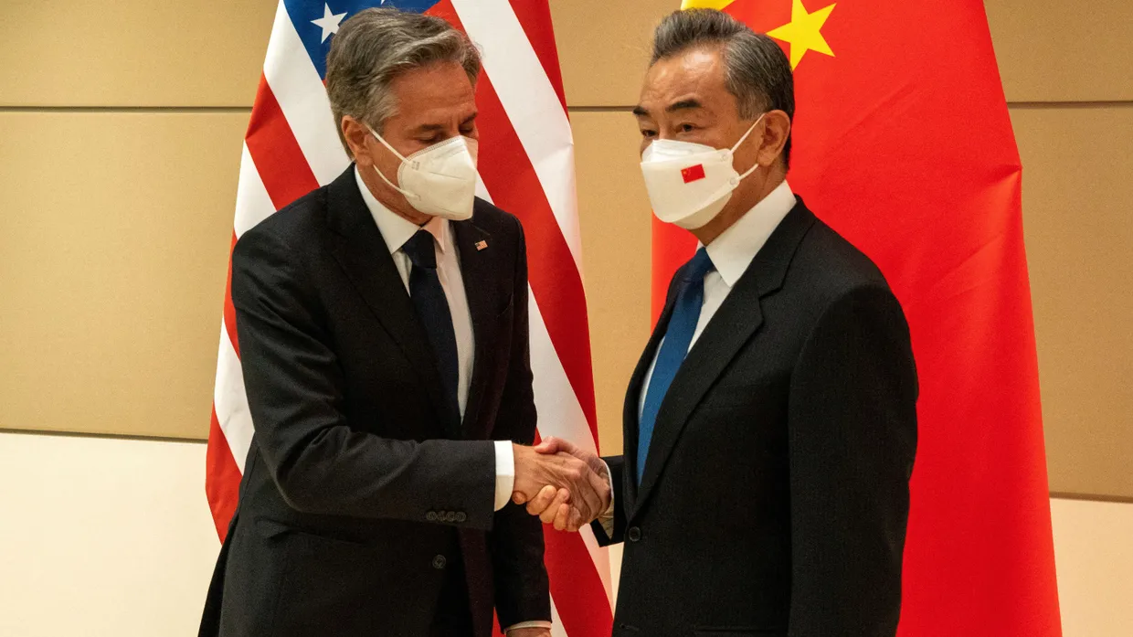Antony Blinken und Wang Yi am 23. September in New York
