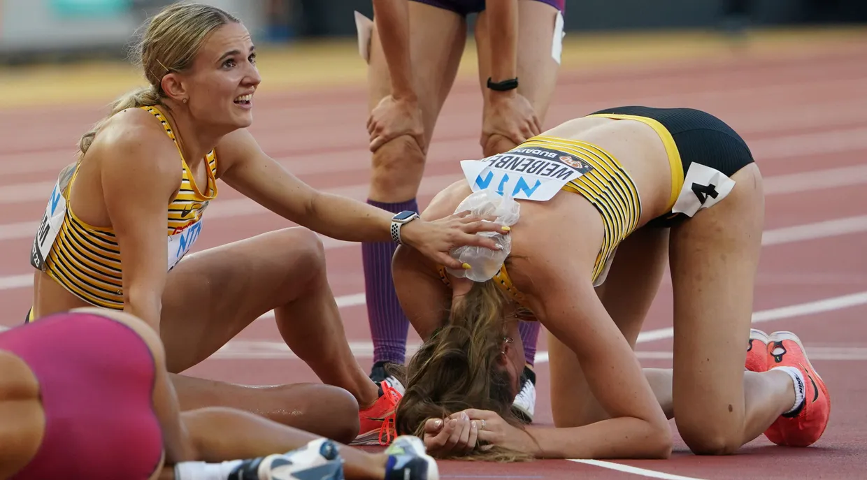 Das deutsche Leichtathletik-Team blieb in Budapest ohne Medaille.