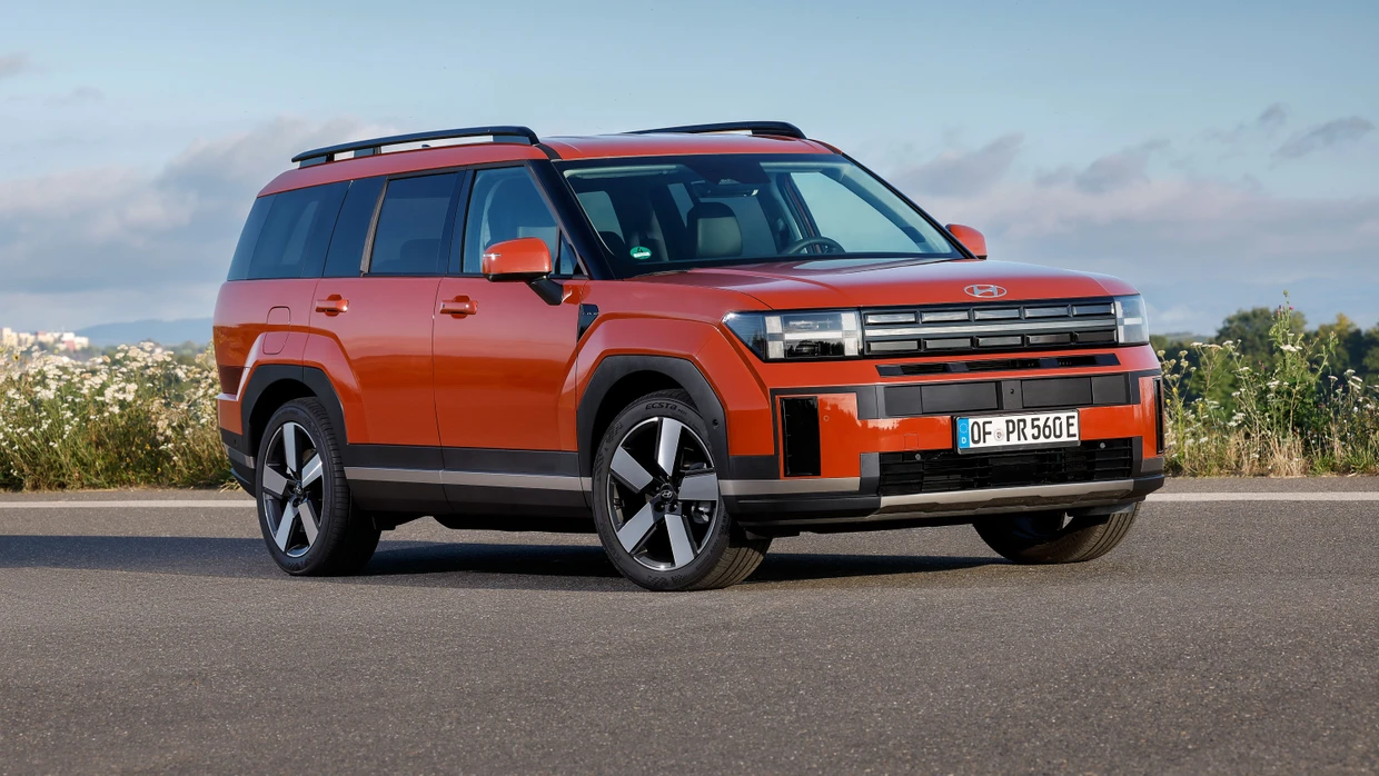 Ecken und Kanten, auch was die Assistenten angeht: der Santa Fe von Hyundai