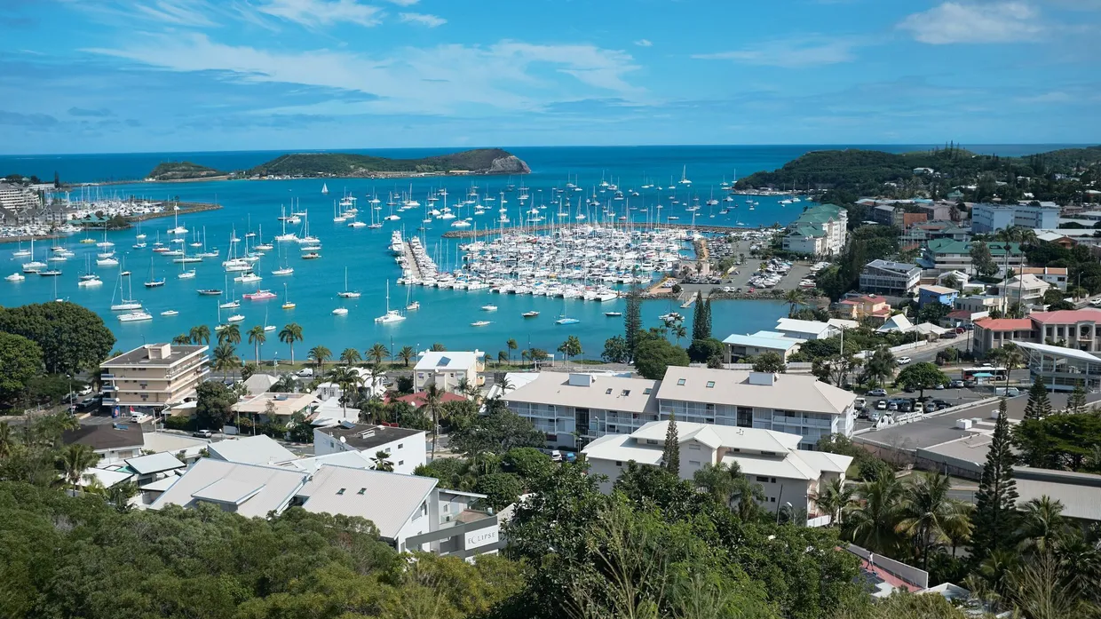 Blick auf Noumea, die Hauptstadt Neukaledoniens