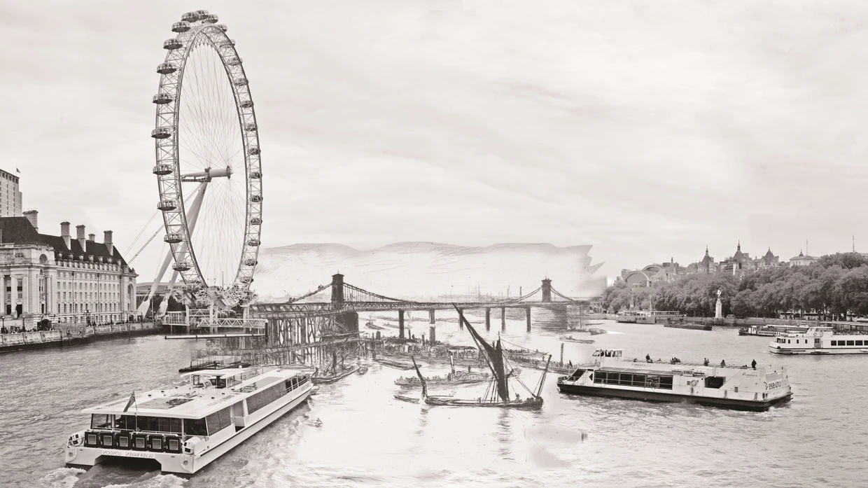 150 Jahre in einem Bild: Hiroyuki Masuyama „After Whistler, Old Hungerford Bridge“, 1816