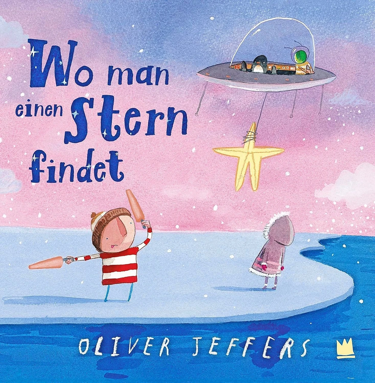 Oliver Jeffers: “Where to Find a Star”. Translated from English by Katharina Naumann. From Hacht Verlag, Hamburg 2025. 48 pages, hardcover, €18. From 4 years