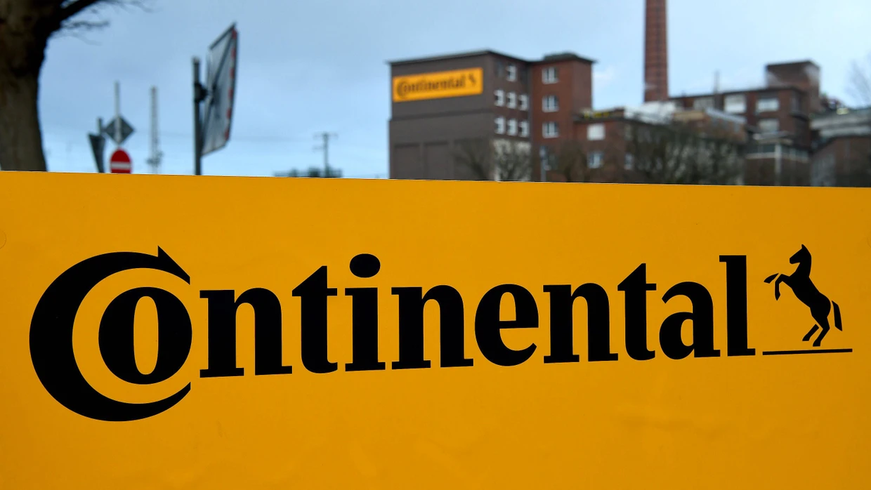 Das Logo der Reifenfirma Continental.