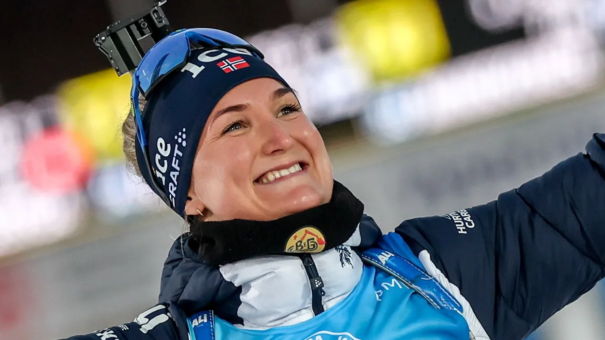 Die Norwegerin Marte Olsbu Röiseland freut sich auf die Zukunft nach ihrer Biathlon-Karriere.