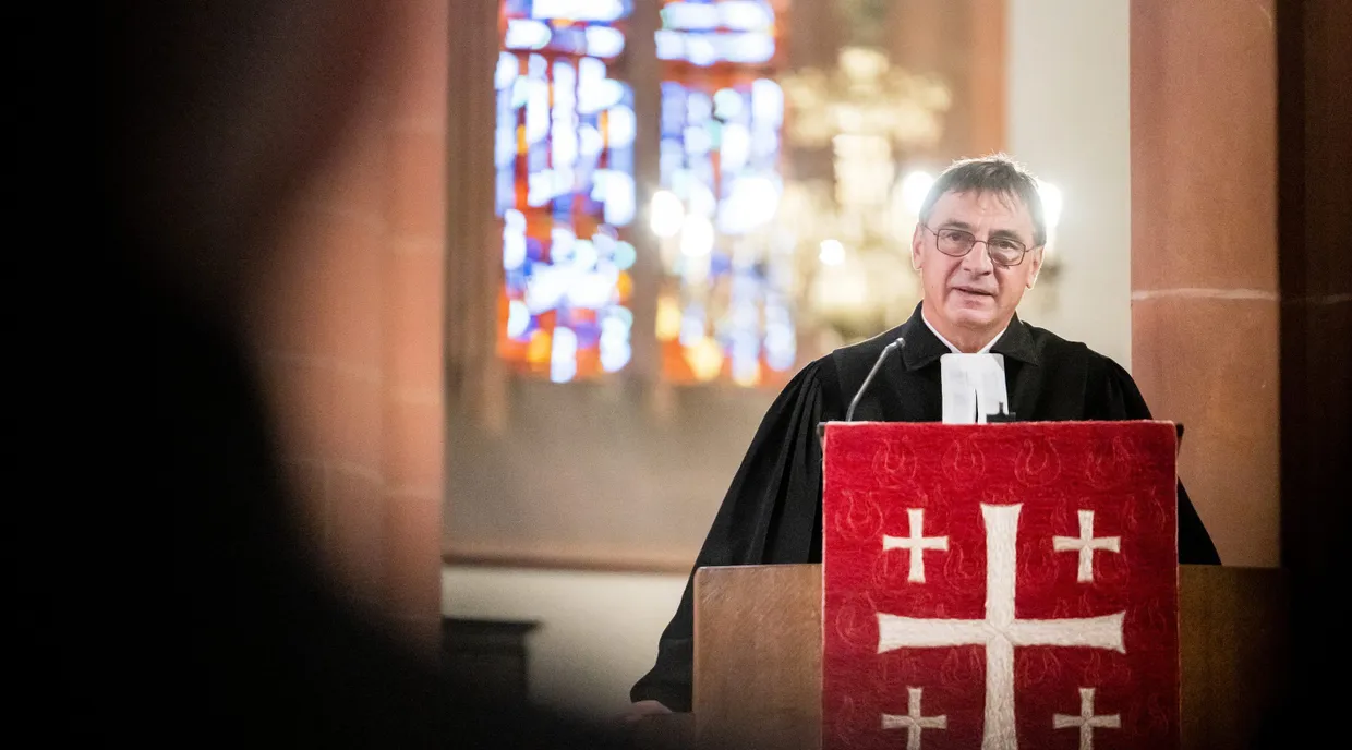 Will sich nicht noch einmal zur Wahl stellen: Der Präsident der Evangelischen Kirche in Hessen und Nassau (EKHN), Volker Jung.
