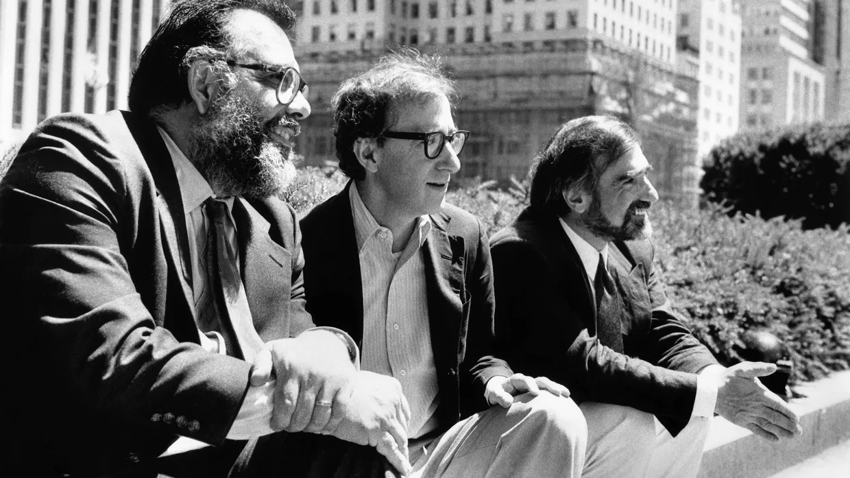 Francis Ford Coppola mit Woody Allen und Martin Scorsese in „New York Stories“, 1989