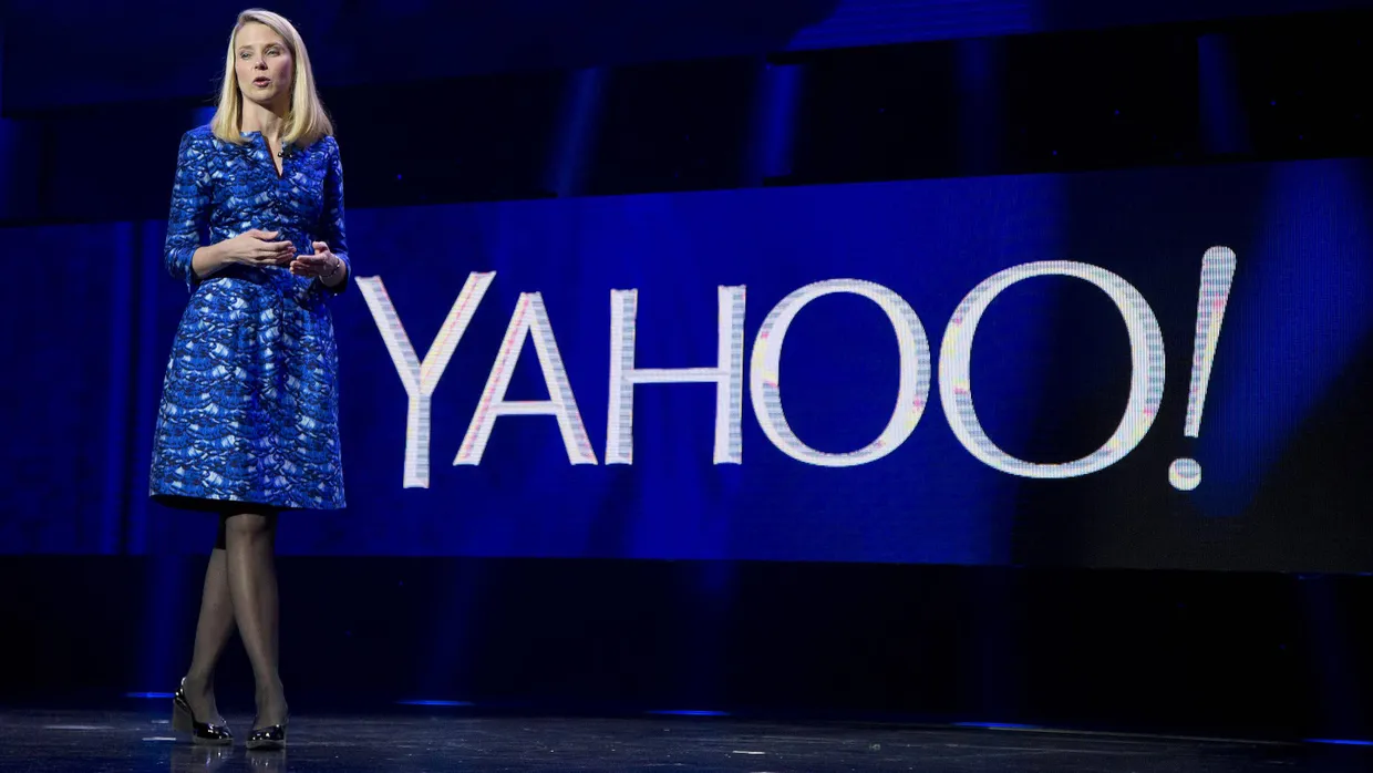 Satz mit X: Marissa Meyer als Yahoo-Chefin im Januar 2014 in Las Vegas.