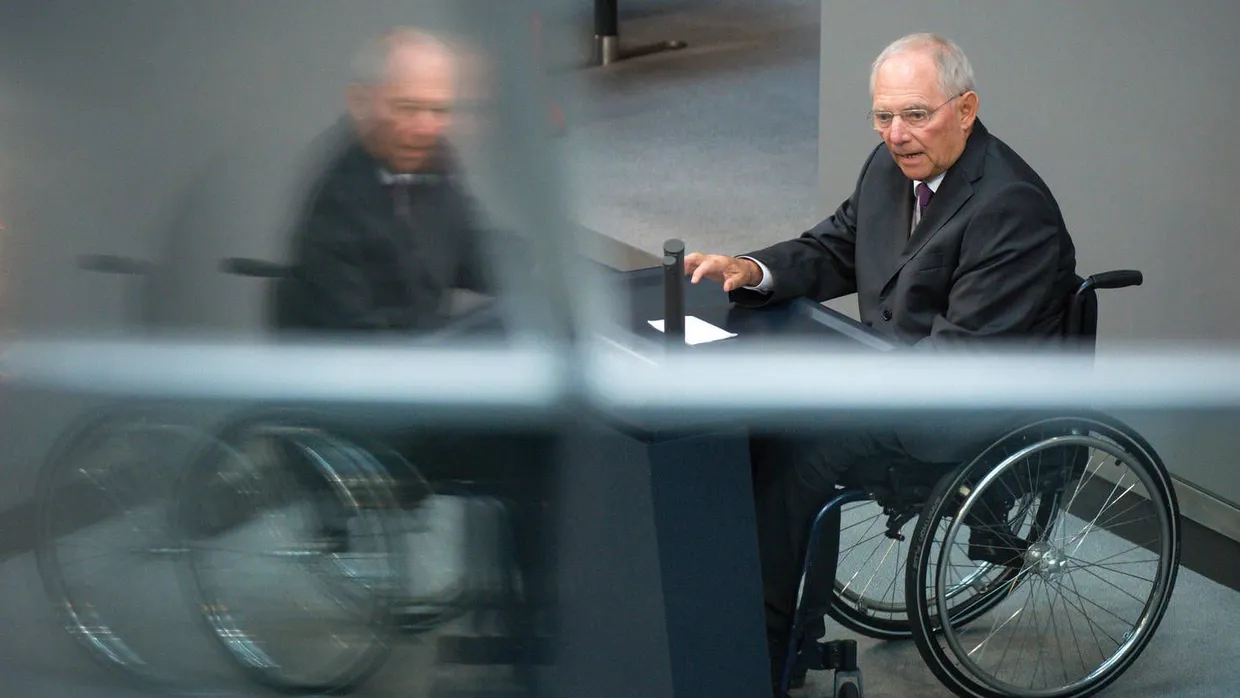 Wolfgang Schäuble am Freitag im Bundestag.