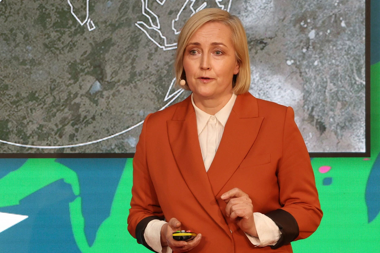 Kristina Kallas auf der Digitalkonferenz DLD in München