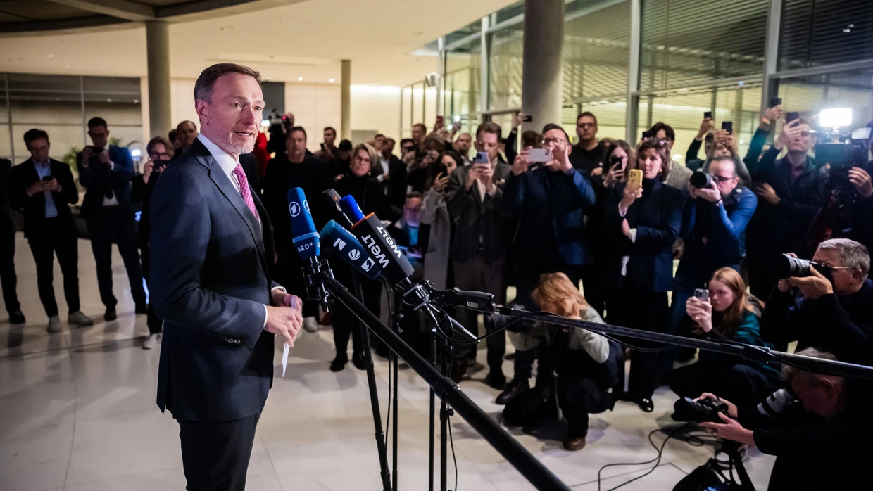 Der Abend, an dem für Christian Lindner wieder die Zeit dorniger Chancen begann: Statement am 6. November im Bundestag nach seiner Entlassung durch den Kanzler.