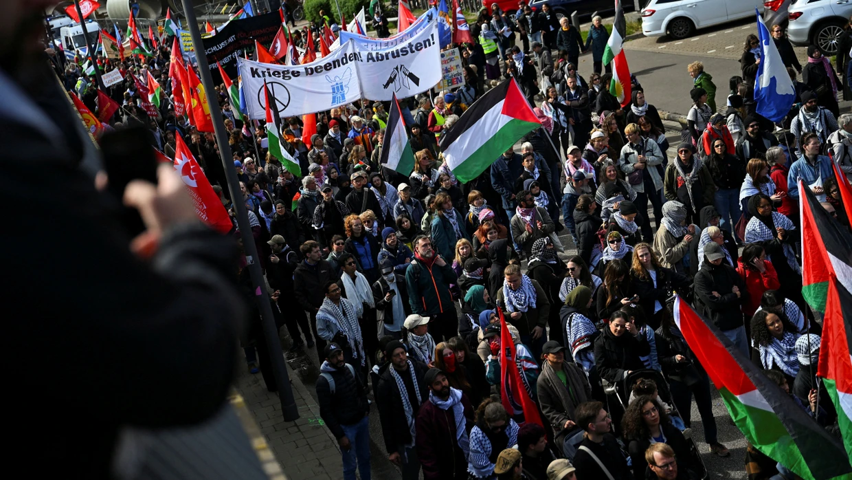 Bei der „Nakba“-Demonstration in Hamburg im Mai dieses Jahres.