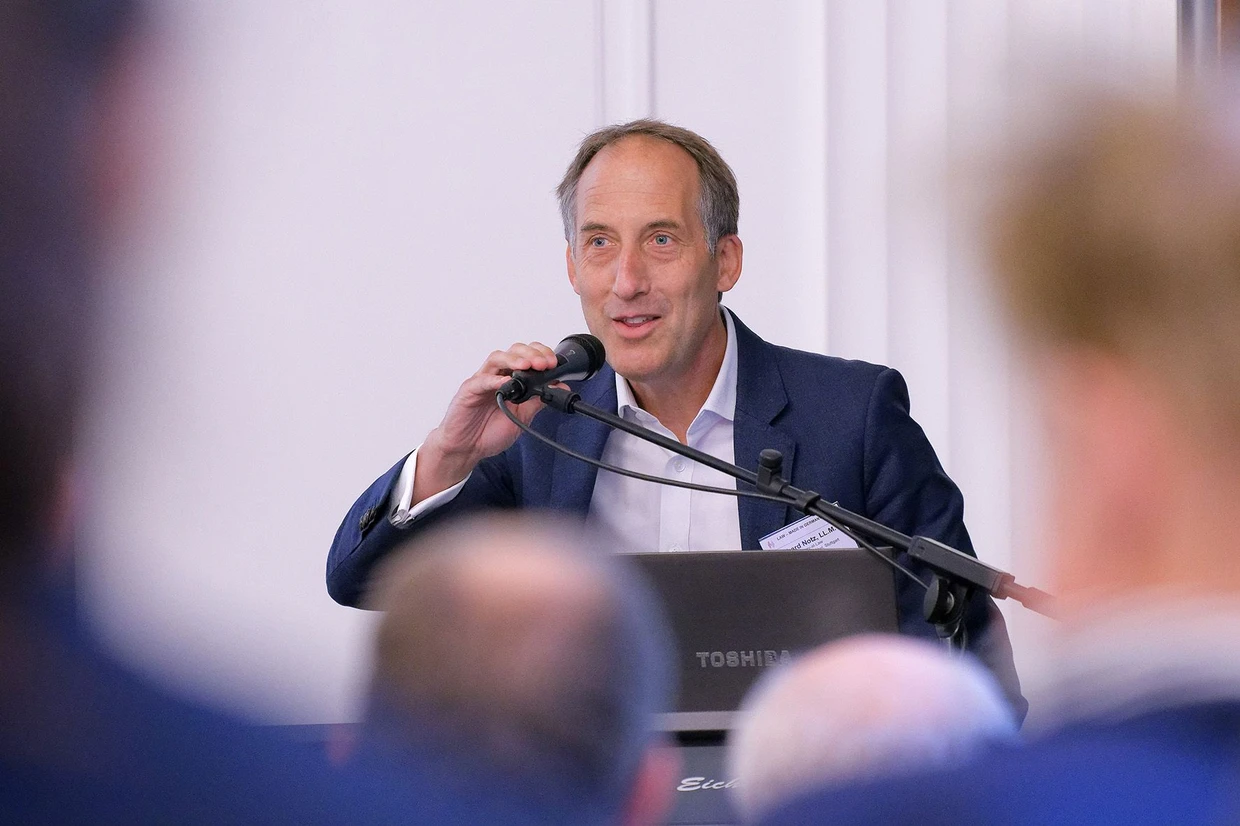 Klare Worte: Richard Notz hat beim Frankfurter Vereinsrechtstag über Extremismus und Mitgliedschaft gesprochen.