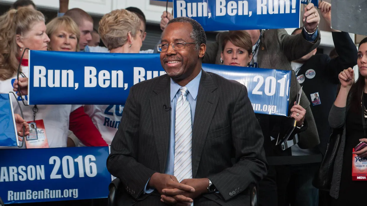 Ben Carson im Februar bei einem Interview in Maryland.