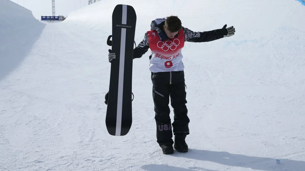 „Bittersüßer“ Abschied einer Snowboard-Legende: Shaun White nach seinem letzten Lauf.