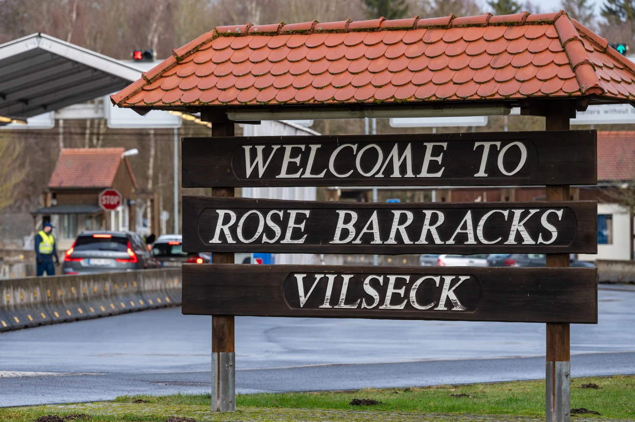The American military training area Vilseck in Grafenwöhr is the largest outside the United States