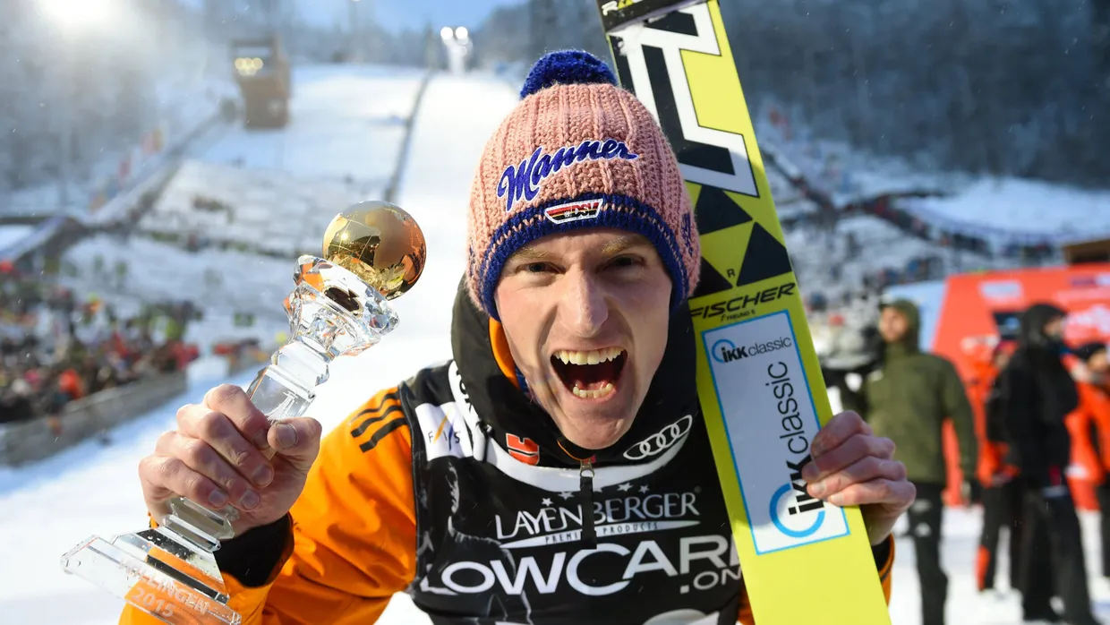 So sieht ein Sieger aus: Severin Freund gewinnt in Wilingen