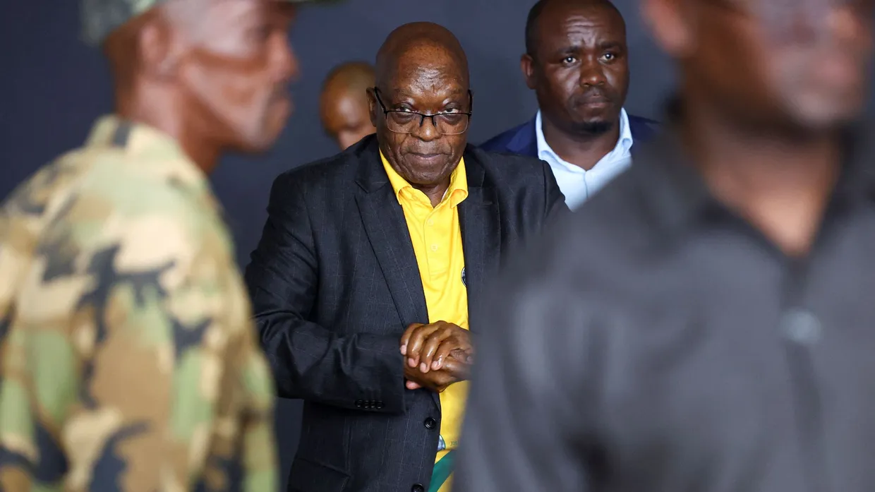 Der ehemalige südafrikanische Präsident Jacob Zuma am Samstag in Kapstadt
