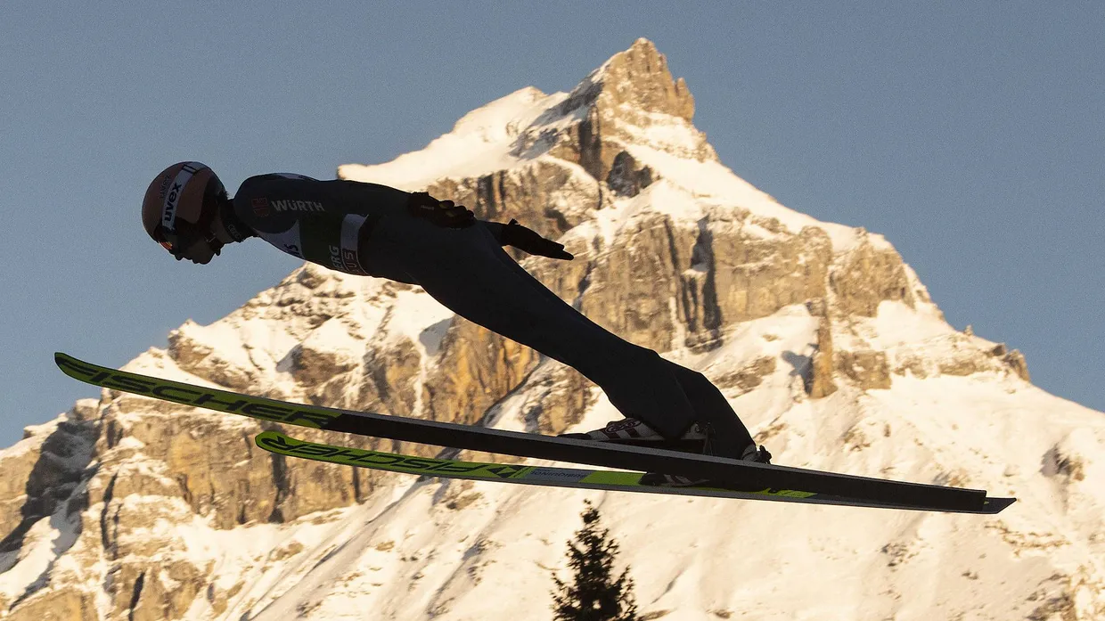Gute Aussichten vor der Tournee: Karl Geiger in Engelberg