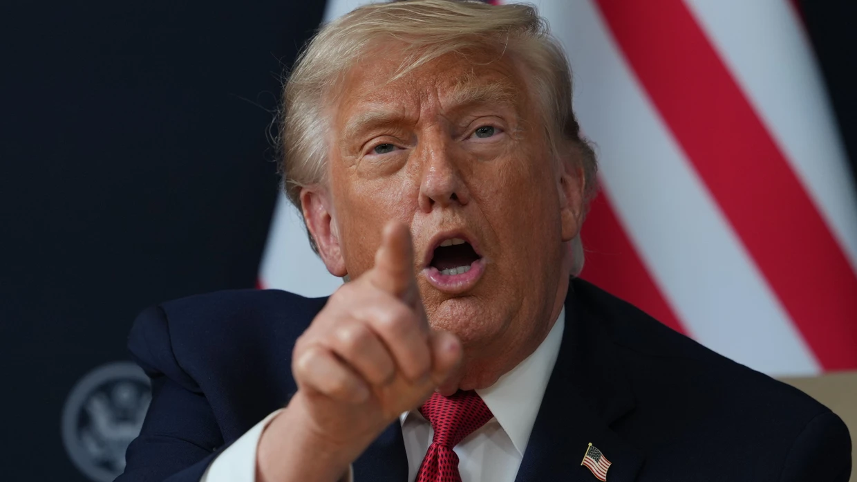 US-Präsident Donald Trump auf dem G-7-Gipfel Mitte Juni in Evian