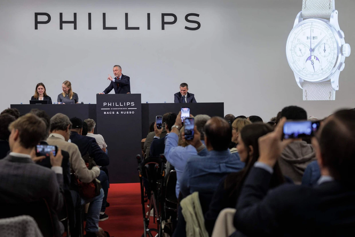 The most expensive item auctioned by Phillips was a watch in 2025; It was not sold in London, but in Geneva.