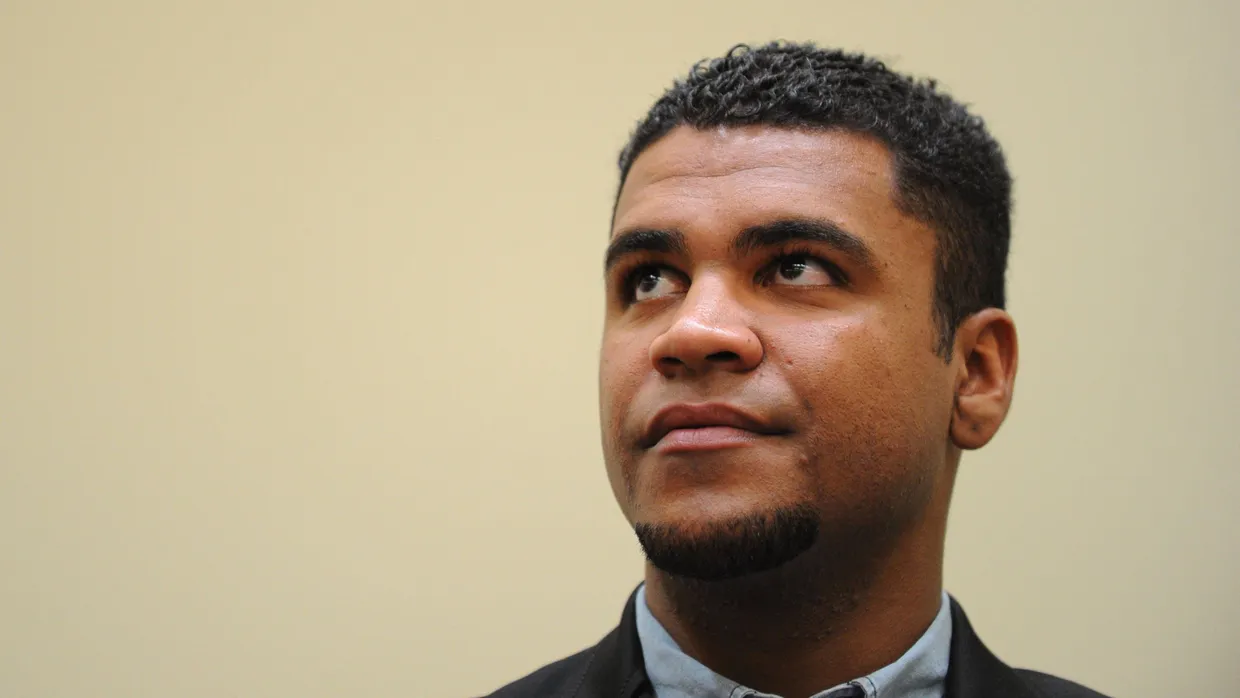 Breno Vinicius Borges im Gerichtssaal in München