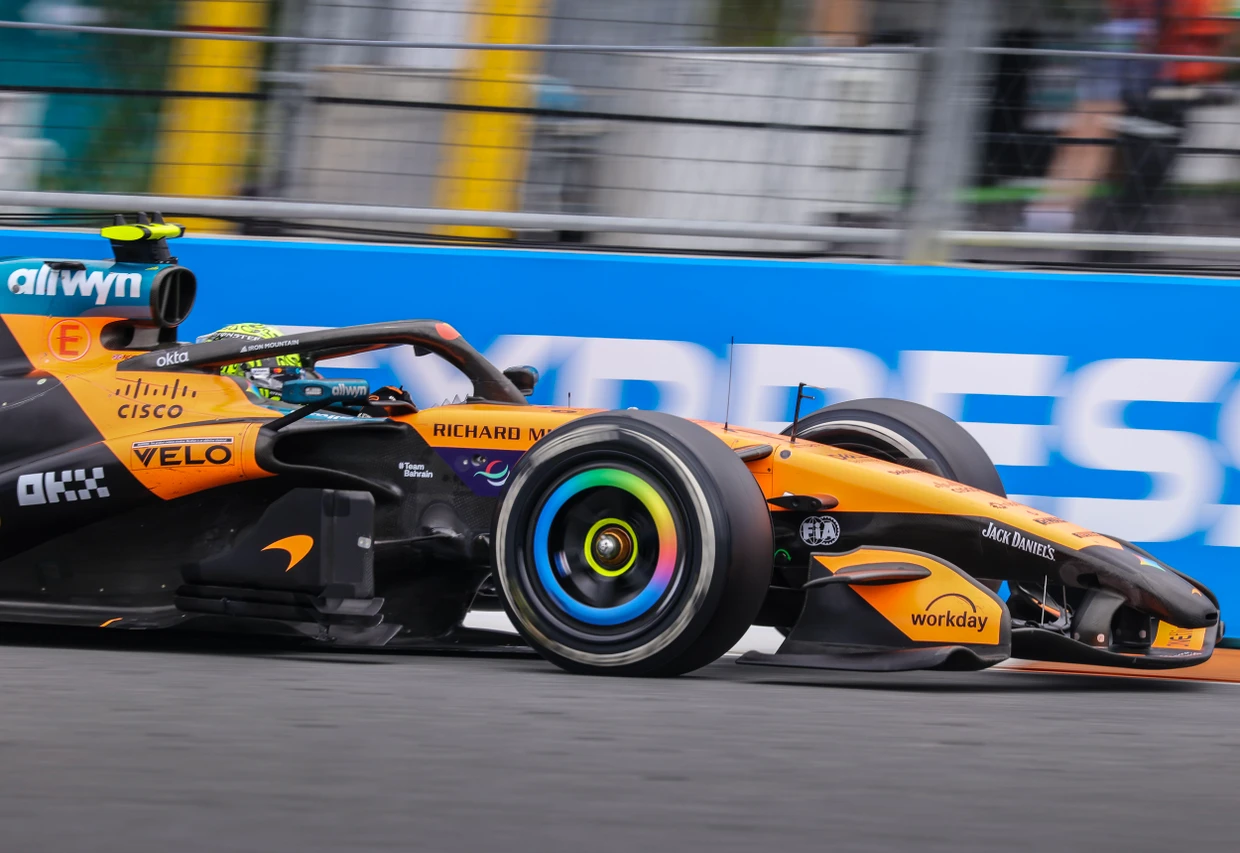 Wollte nicht hadern: Lando Norris gelang im McLaren ein starkes Rennen.